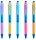 Pix cu gel Jelly, mina 0,7 mm, albastru, display 24 bucati Herlitz